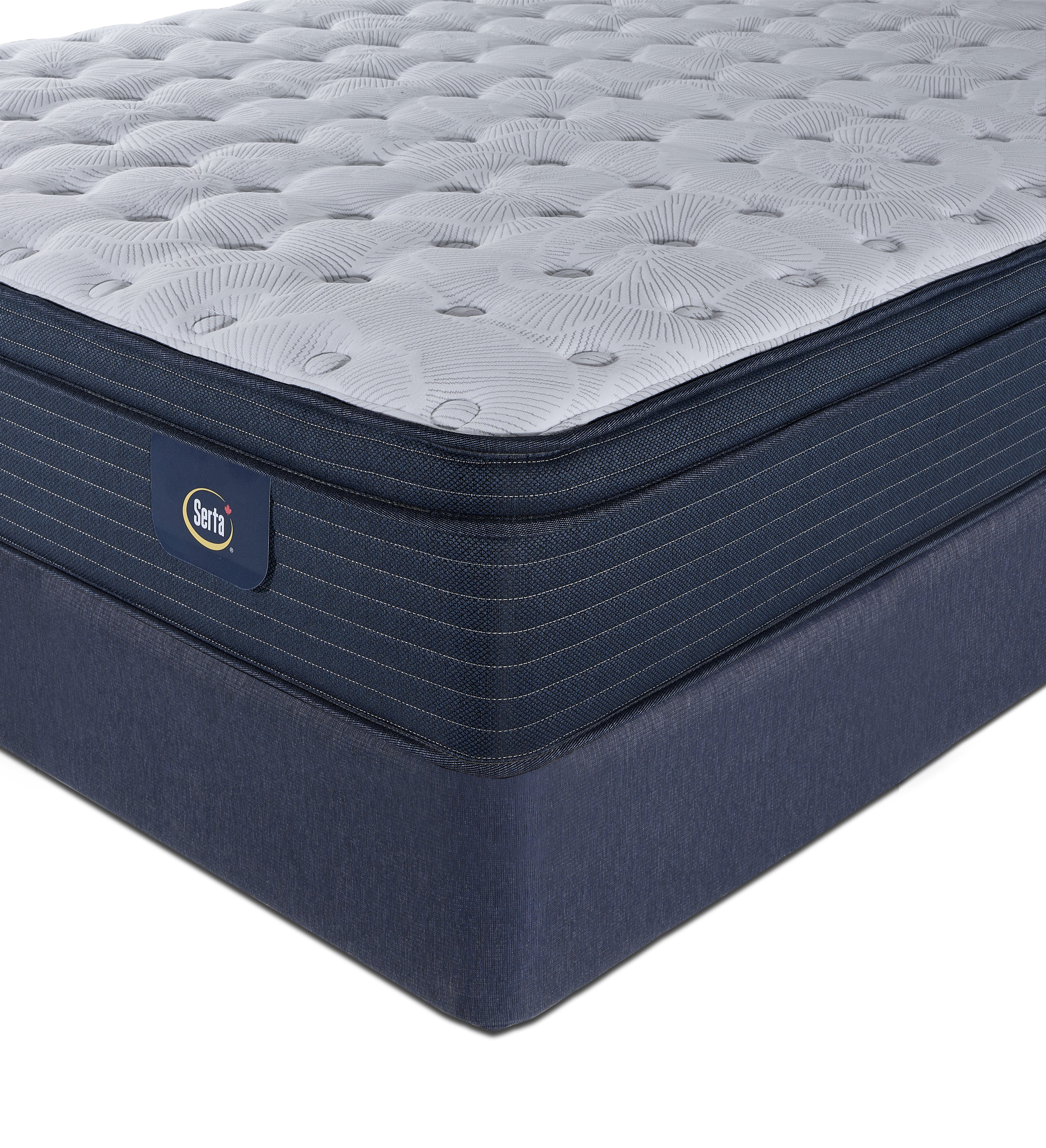 Serta Prosper Firm Euro Top Queen Mattress and Boxspring Set