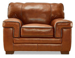 Stampede Leather Chair - Chestnut