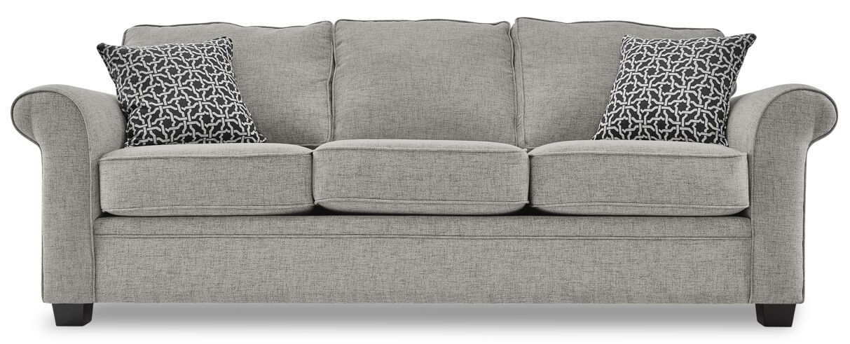 Duffield Sofa, Loveseat and Chair Set - Smoke