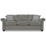 Duffield Sofa and Loveseat Set - Charcoal