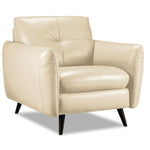 Carlino Leather Chair - Bisque