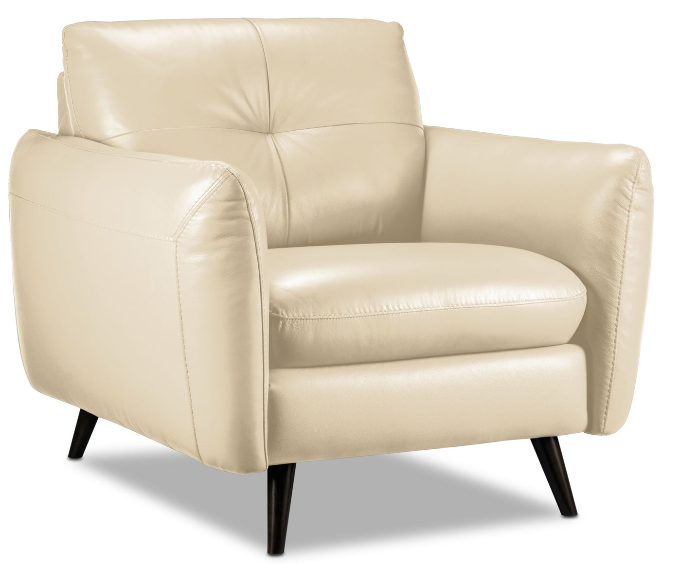 Carlino Leather Chair - Bisque