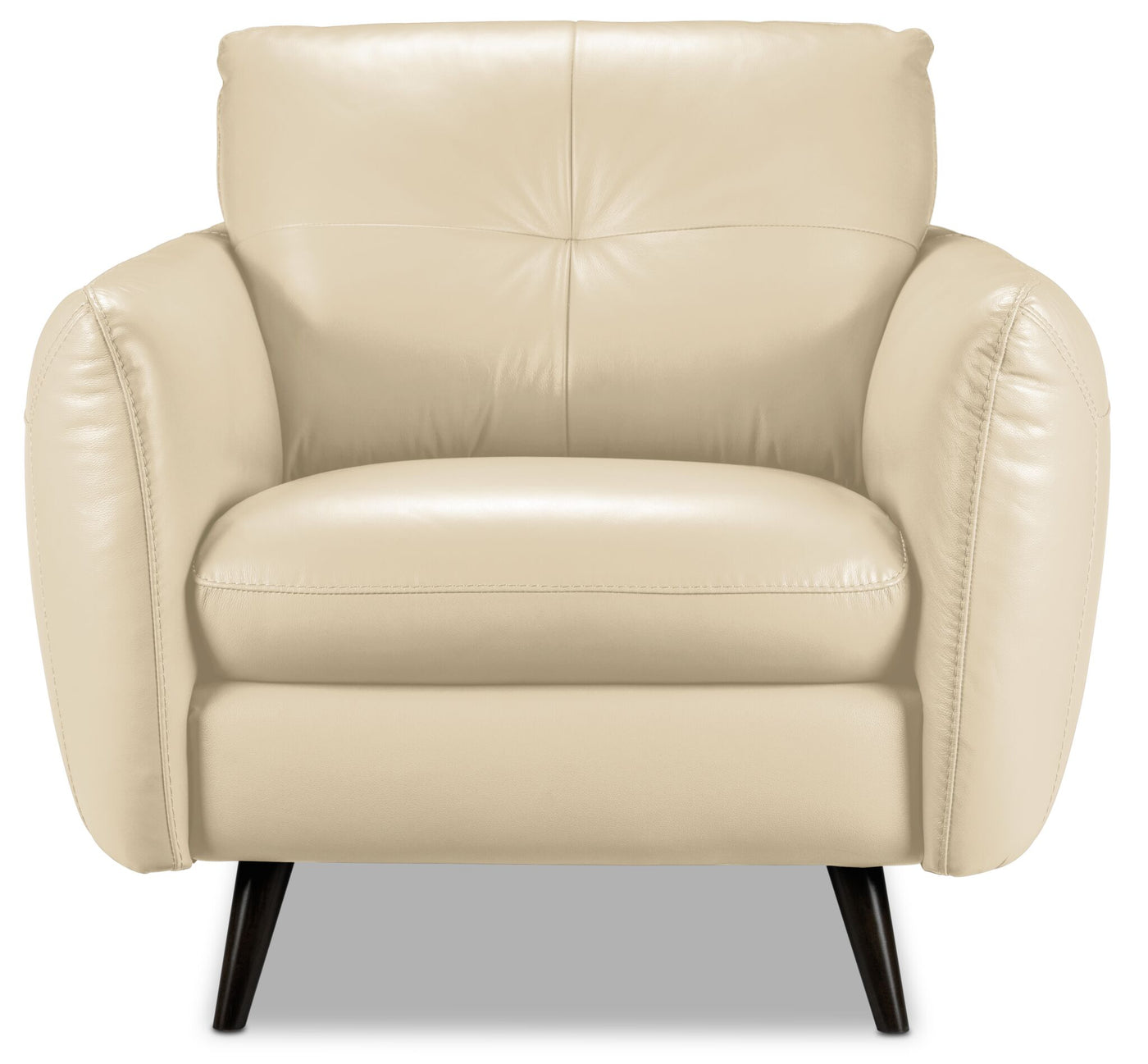 Carlino Leather Chair - Bisque