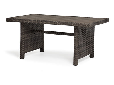 Acadia Outdoor Dining Table - Grey, Beige