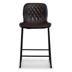 Adrien Upholstered Counter Height Stool - Brown