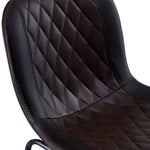 Adrien Upholstered Counter Height Stool - Brown