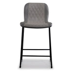 Adrien Upholstered Counter Height Stool - Grey
