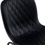 Adrien Upholstered Counter Height Stool - Black