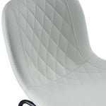 Adrien Upholstered Counter Height Stool - White