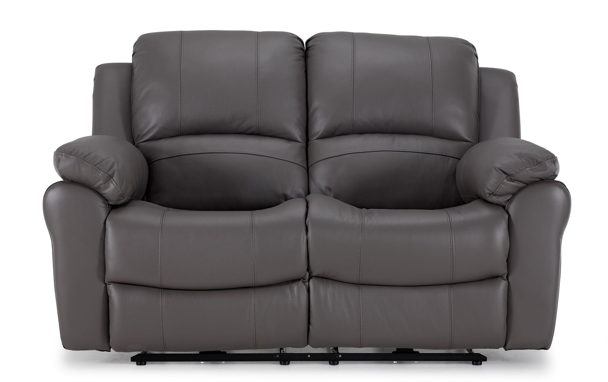 Alba Leather Power Reclining Loveseat - Grey