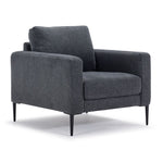 Alden Sofa and Chair Set - Charcoal