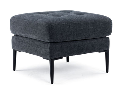 Alden Ottoman - Charcoal