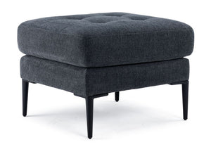 Alden Ottoman - Charcoal