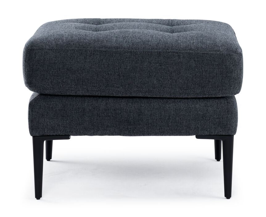Alden Ottoman - Charcoal