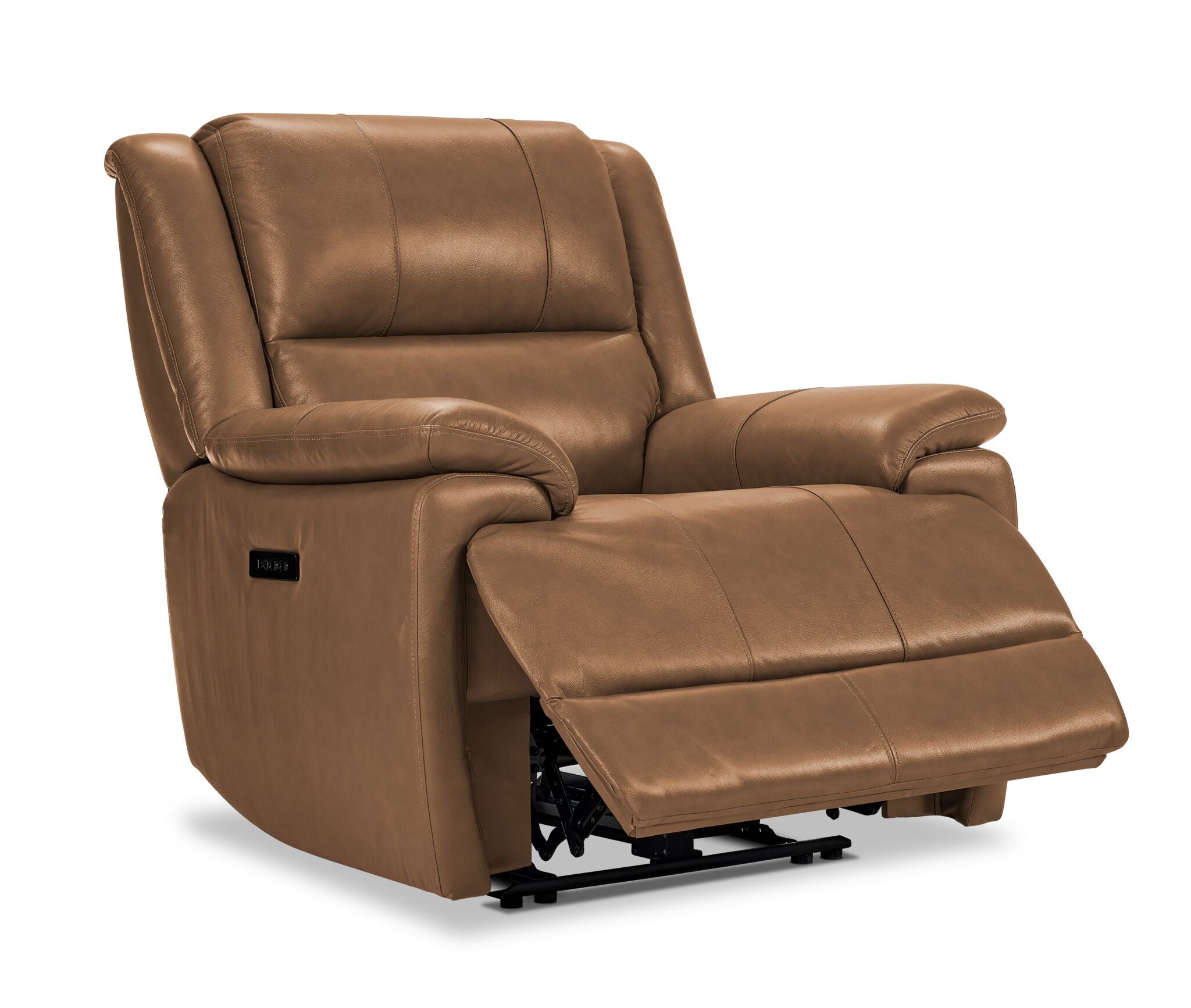 Allie Leather Dual Power Recliner - Canyon | Leon's
