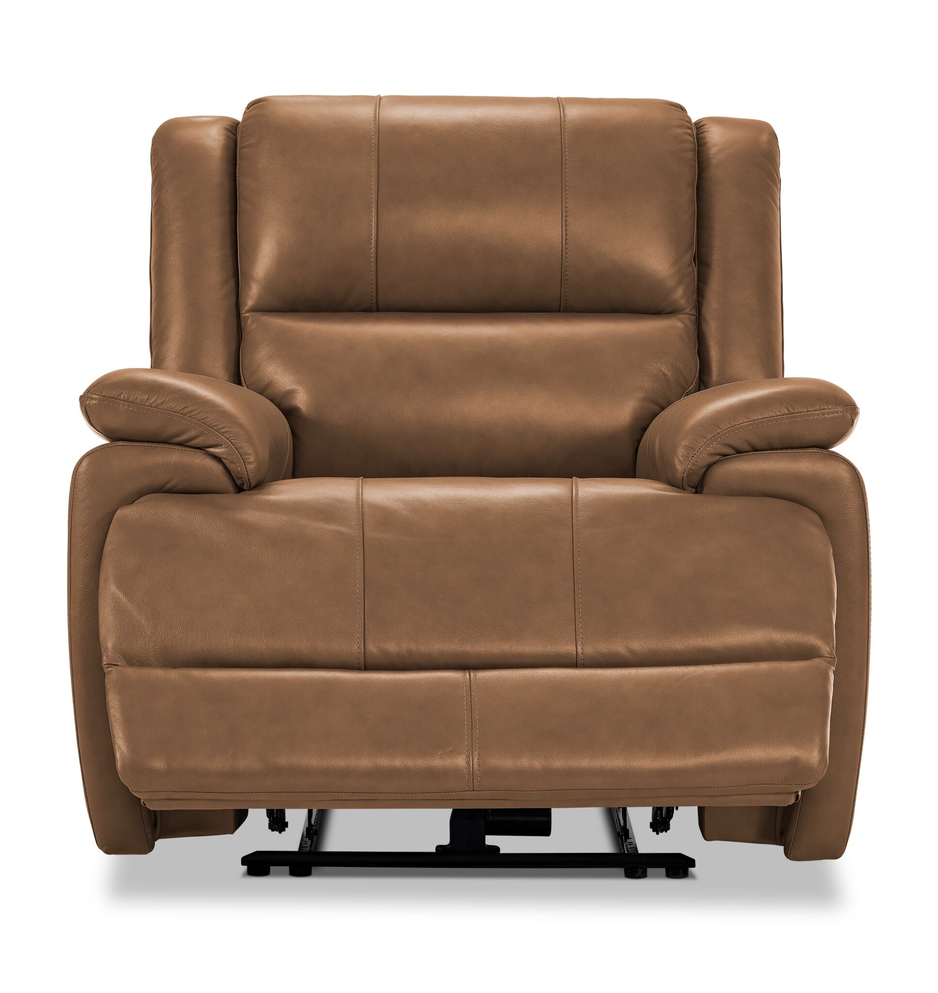 Allie Leather Dual Power Recliner - Canyon | Leon's