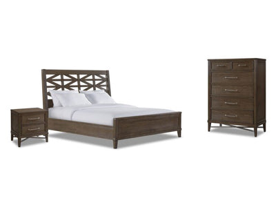 Alonso 5-Piece Queen Bedroom Package - Weathered Oak