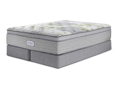 Beautyrest Max Amber Euro Top Plush King Mattress and Split Boxspring Set