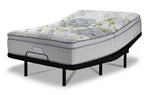 Beautyrest Max Amber Euro Top Plush Full Mattress and L2 Motion Adjustable Base