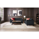Anthena Polyester Sofa - Charcoal