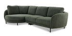 Ariana 2-Piece Sectional with Left Facing Chaise - Green