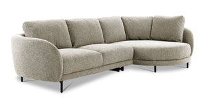 Ariana 2-Piece Sectional with Right Facing Chaise - Birch