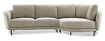Ariana 2-Piece Sectional with Right Facing Chaise - Birch