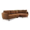 Ariana 2-Piece Sectional with Right Facing Chaise - Orange