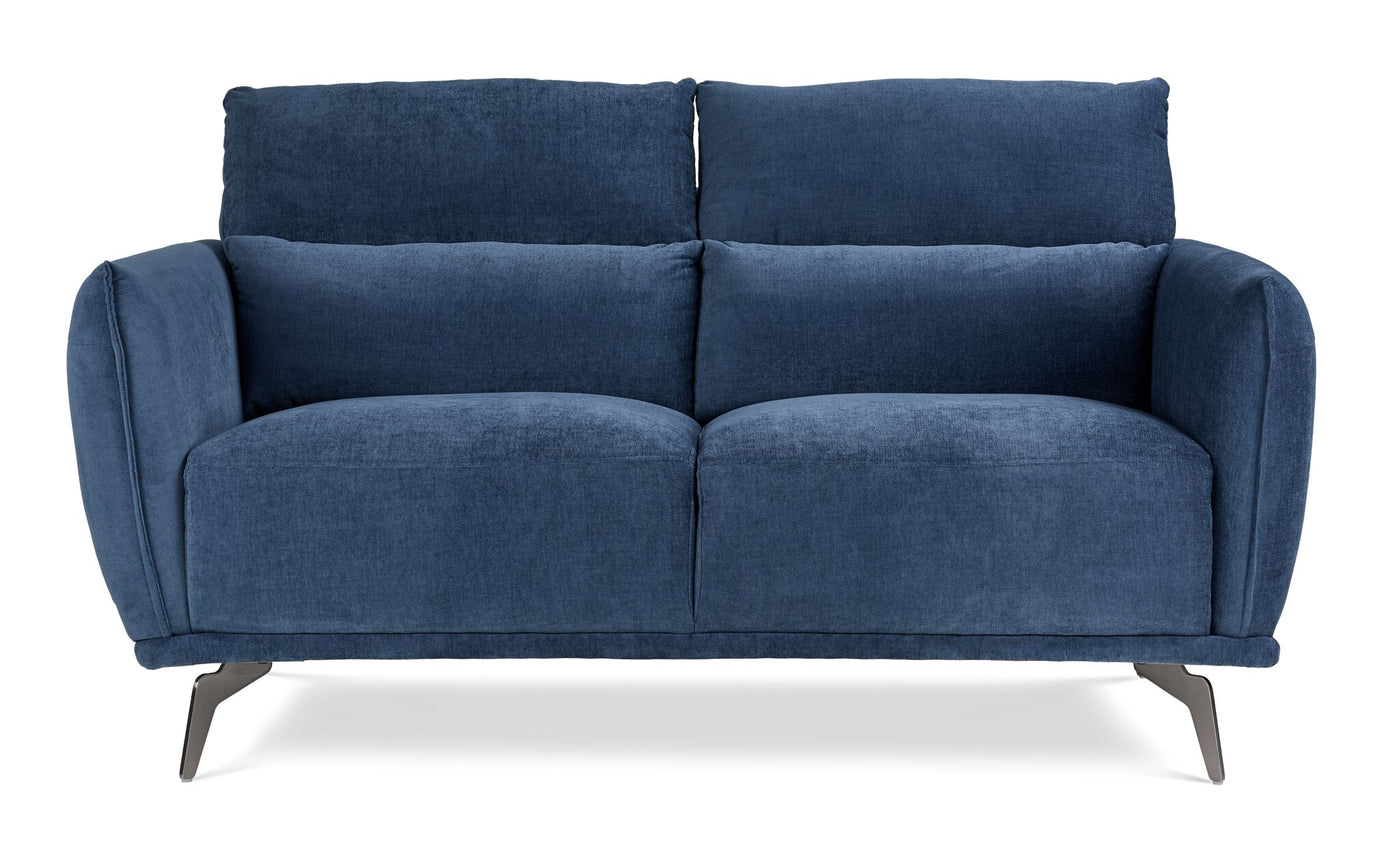Arie Sofa, Loveseat and Chair Set - Blue