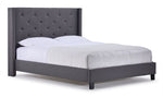 Audrey 3-Piece King Bed - Dark Grey
