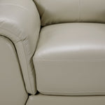 Avalon Leather Chair - Oyster Grey Cream