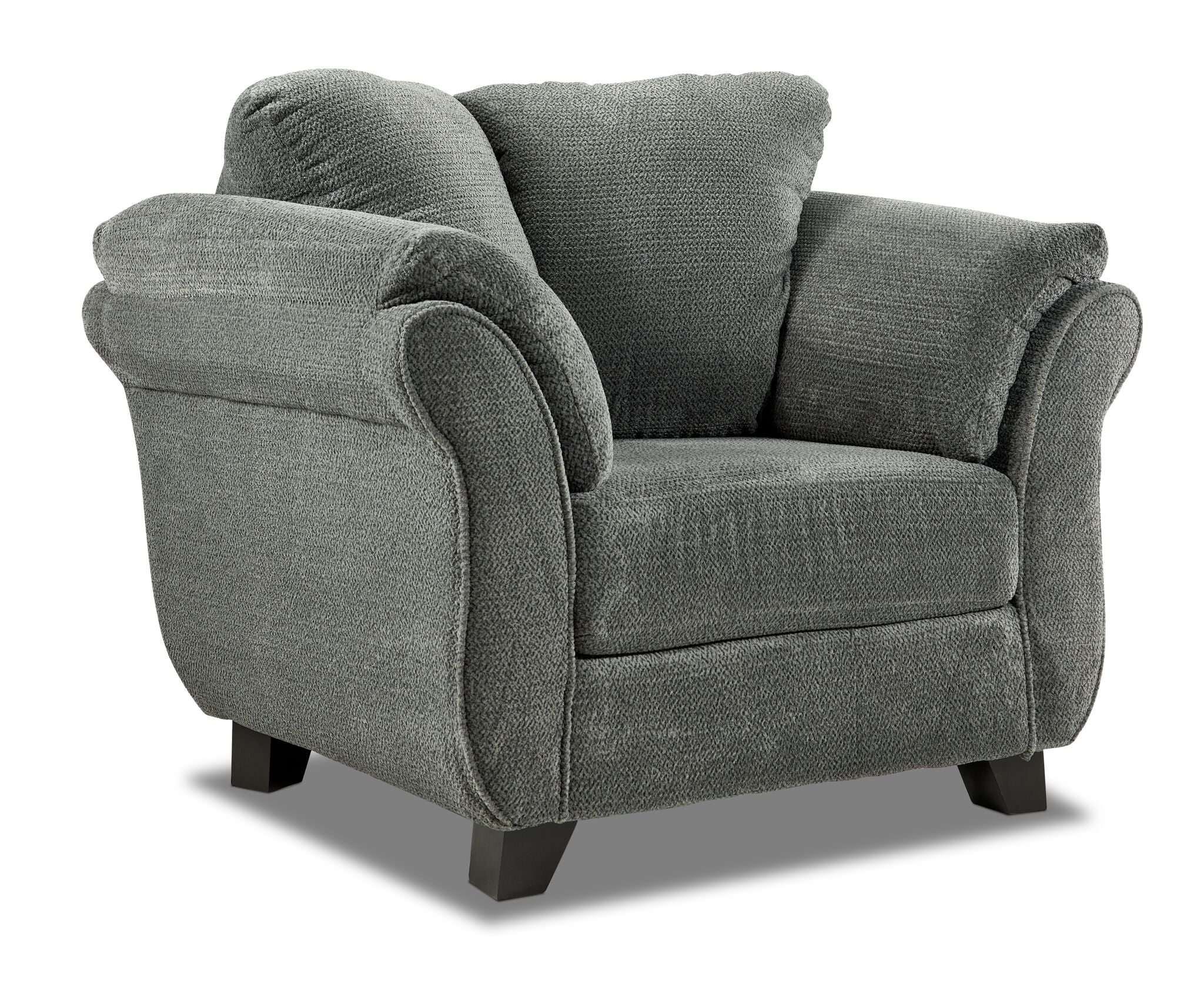 Avery Sofa, Loveseat and Chair Set - Charcoal
