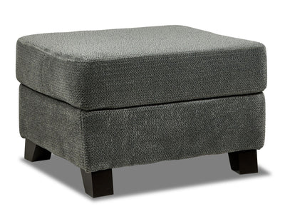 Avery Ottoman - Charcoal
