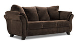 Avery Sofa and Chair Set - Chocolate