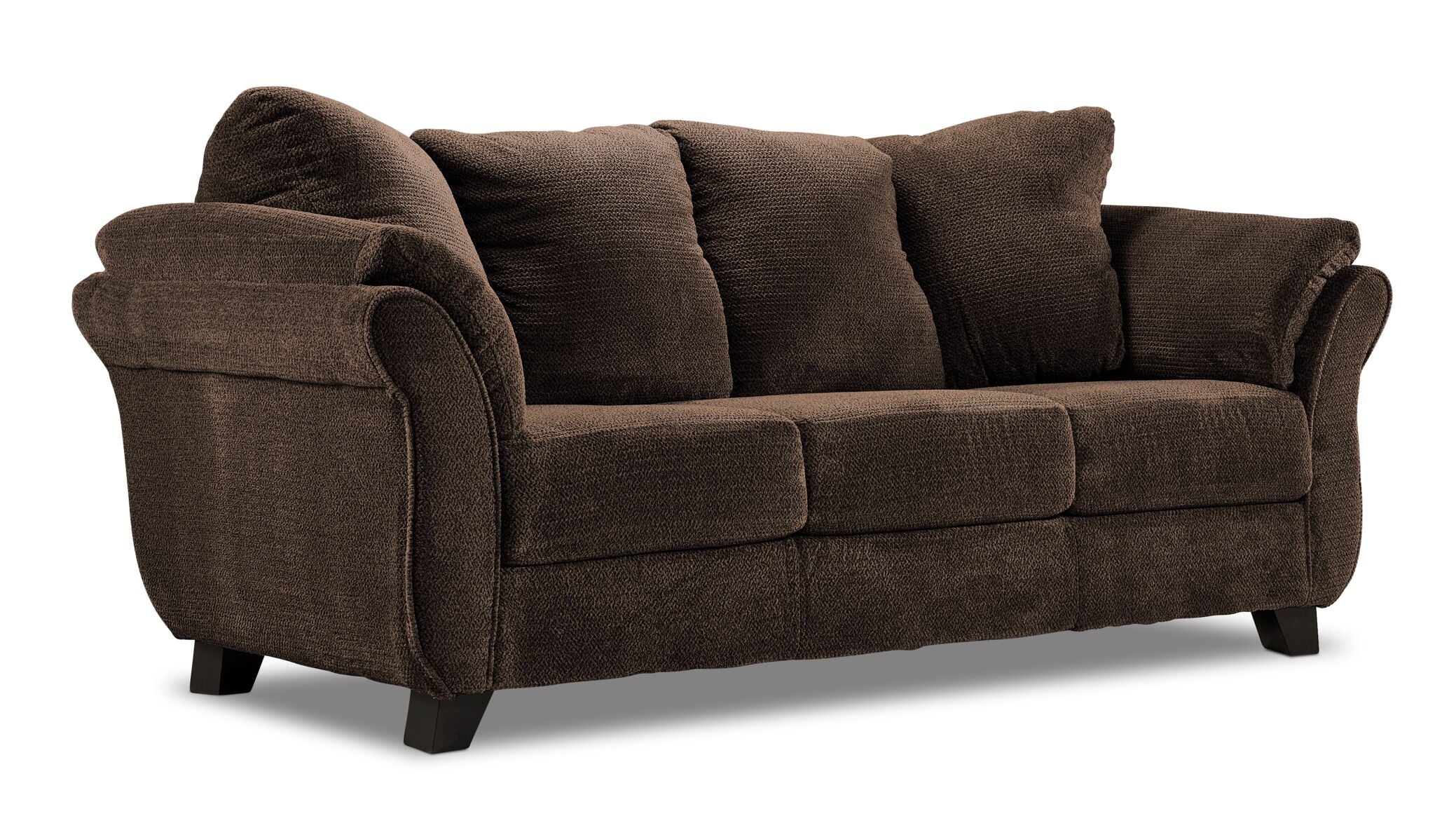 Avery Sofa and Chair Set - Chocolate