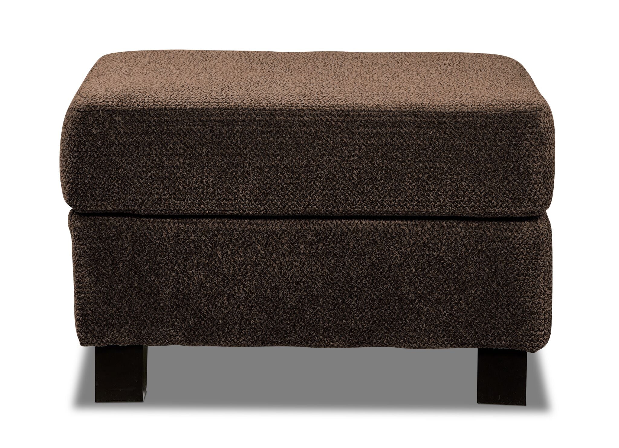 Avery Ottoman - Chocolate
