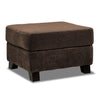 Avery Ottoman - Chocolate