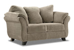 Avery Sofa and Loveseat Set - Toast
