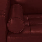 Bari Leather Sofa - Fire