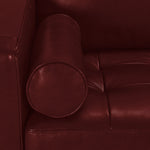 Bari Leather Sofa and Chair Set - Fire