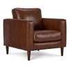 Bari Leather Chair - Cobblestone