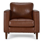 Bari Leather Chair - Cobblestone