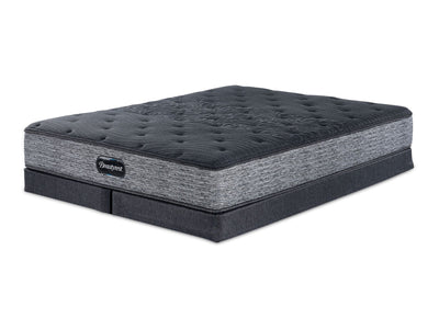 Beautyrest Countess Tight Top Firm King Mattress and Low Profile Split Boxspring Set