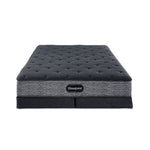 Beautyrest Countess Tight Top Firm Queen Mattress and Low Profile Split Boxspring Set