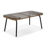 Belize 4 - Piece Outdoor Conversation Set - Beige & Black
