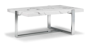 Bellissimo Coffee Table - White & Grey