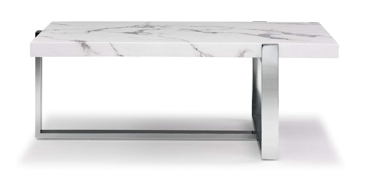 Bellissimo Coffee Table - White & Grey
