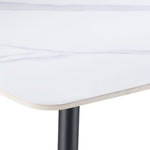 Bellmar 48" Sintered Stone Coffee Table - White