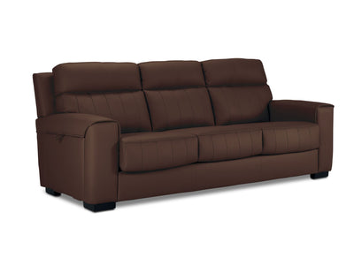Benevento Leather Sofa - Mocha