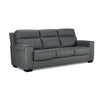 Benevento Leather Sofa - Steel